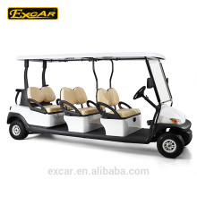 Carro eléctrico de golf de 6 plazas para campo de golf